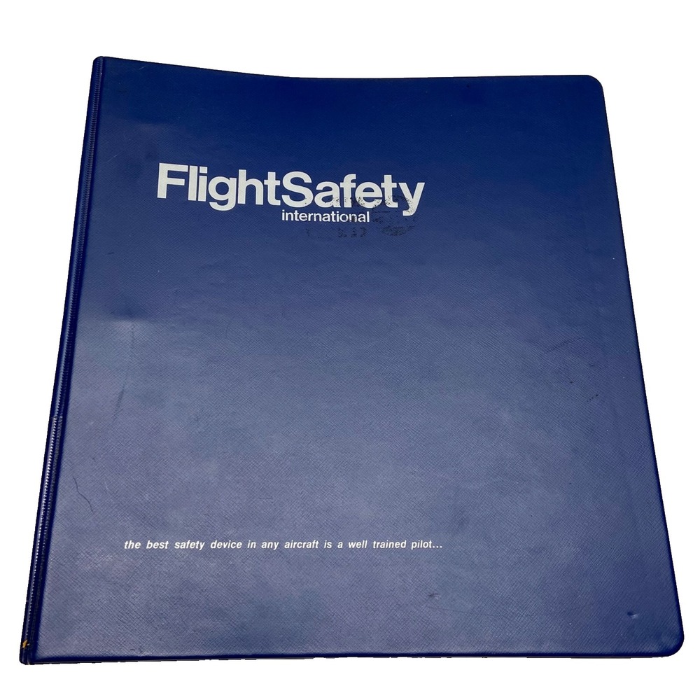 Flight Safety International Pilot Training Manual SA-227CC Vintage EUC